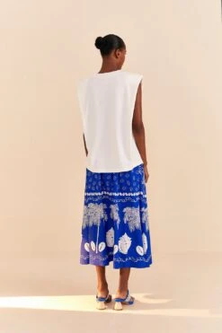 Farm Rio Festa Do Mar Organic Cotton T-Shirt -Colorful Wear Store 310677 04