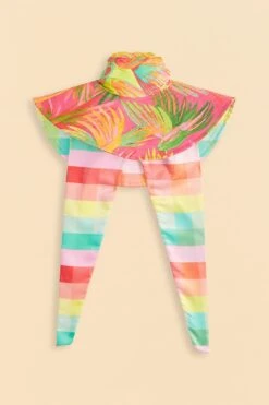 Farm Rio Lime Painted Birds Hat -Colorful Wear Store 310716 02