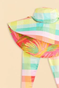 Farm Rio Lime Painted Birds Hat -Colorful Wear Store 310716 05