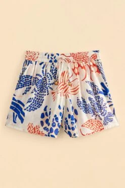 Farm Rio Off-White Mixed Lobster Shorts 11 Farm Rio Off-White Mixed Lobster Shorts -Colorful Wear Store 311279 06