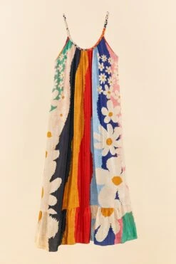 Farm Rio Super Fun Daisy Maxi Dress -Colorful Wear Store 311363 06