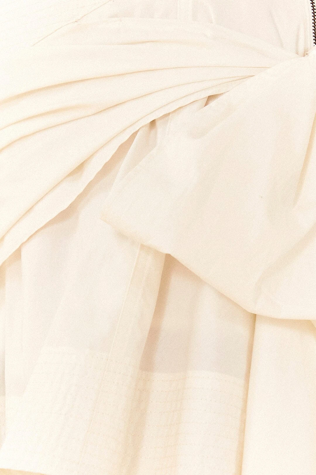 Farm Rio White Knot Organic Cotton Mini Skirt 4 Farm Rio White Knot Organic Cotton Mini Skirt - Image 4