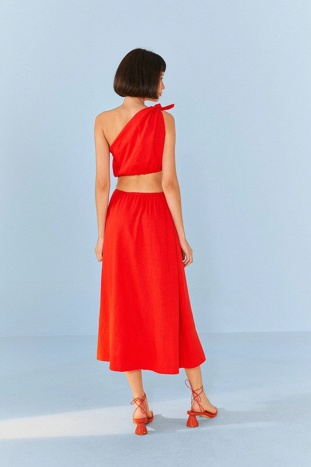 Red Knot Midi Dress 4 Red Knot Midi Dress - Image 4