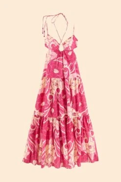 Pink Tropical Groove Maxi Dress -Colorful Wear Store 311532 06