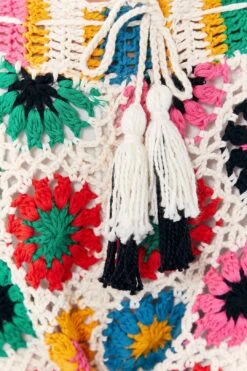 Farm Rio Multi Circles Crochet Shorts -Colorful Wear Store 311562 04