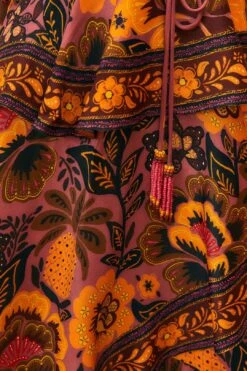 Farm Rio Blush Garden Bloom Maxi Dress 12 Farm Rio Blush Garden Bloom Maxi Dress -Colorful Wear Store 312002 06