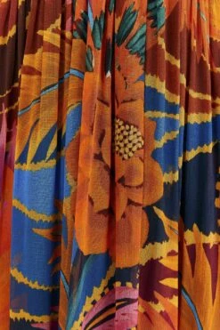 Farm Rio Vintage Wave Long Sleeve Maxi Dress 14 Farm Rio Vintage Wave Long Sleeve Maxi Dress -Colorful Wear Store 312218 07