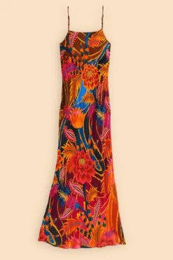 Farm Rio Vintage Wave Multicolor Lenzing™ Ecovero™ Viscose Maxi Dress 11 Farm Rio Vintage Wave Multicolor Lenzing™ Ecovero™ Viscose Maxi Dress -Colorful Wear Store 312607 06