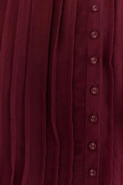 Farm Rio Burgundy Ruffle Blouse -Colorful Wear Store 312660 05