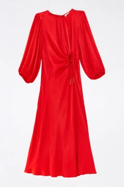 Farm Rio Red Front Circle Cut Out Midi Dress 11 Farm Rio Red Front Circle Cut Out Midi Dress -Colorful Wear Store 312693 06