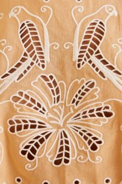 Farm Rio Sand Richelieu Sleeveless Crop Top -Colorful Wear Store 313592 05