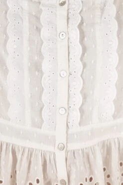 Farm Rio Off-White Laces Blouse -Colorful Wear Store 313617 03