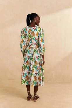 Farm Rio Tropical Paradise Midi Skirt -Colorful Wear Store 313626 04