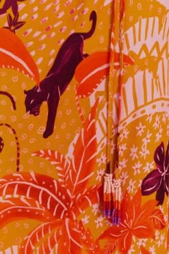 Farm Rio Beige Jungle Panther Lenzing™ Ecovero™ Viscose Midi Dress 12 Farm Rio Beige Jungle Panther Lenzing™ Ecovero™ Viscose Midi Dress -Colorful Wear Store 313673 06