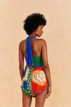 Farm Rio Off-White Pitta Colors Shorts 9 Farm Rio Off-White Pitta Colors Shorts -Colorful Wear Store 313676 04