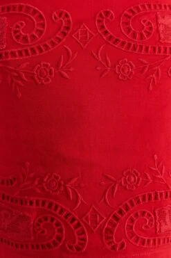 Farm Rio Red Lace Blouse 10 Farm Rio Red Lace Blouse -Colorful Wear Store 313682 05