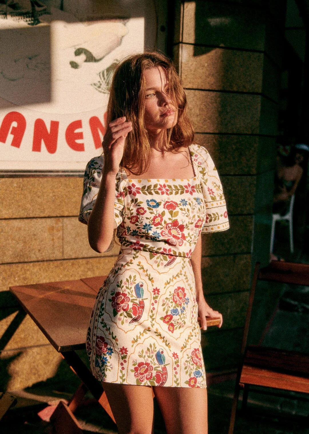 Farm Rio Romantic Garden Malia Mini Skirt 1 Farm Rio Romantic Garden Malia Mini Skirt