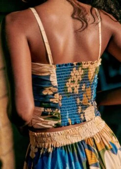 Farm Rio Mandacaru Floral Black Abelino Blouse -Colorful Wear Store 313786 03