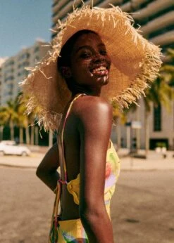 Farm Rio Summer Forest Yellow Burna Midi Dress -Colorful Wear Store 313793 04