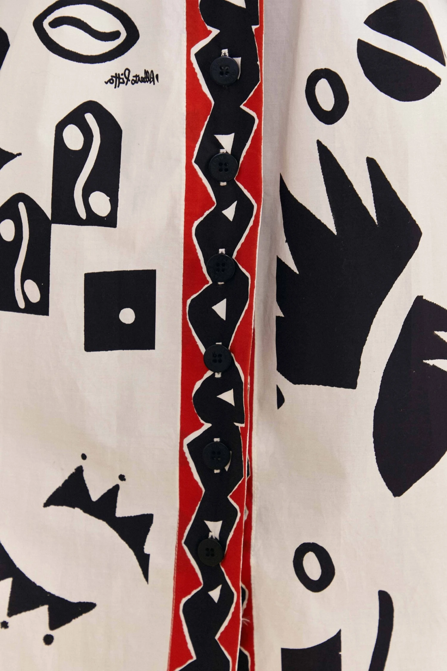 Farm Rio Off-White Pitta Soul Puff Sleeve Midi Dress 5 Farm Rio Off-White Pitta Soul Puff Sleeve Midi Dress - Image 5