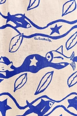 Farm Rio Off-White Pitta Waves Sleeveless Maxi Dress -Colorful Wear Store 314086 05