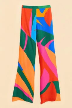 Farm Rio Colorful Leaves Lenzing™ Ecovero™ Viscose Pants 11 Farm Rio Colorful Leaves Lenzing™ Ecovero™ Viscose Pants -Colorful Wear Store 314097 06
