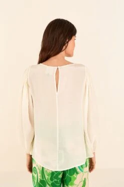 Farm Rio Off White Lace Blouse 6 Farm Rio Off White Lace Blouse -Colorful Wear Store 314470 03