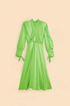 Farm Rio Lime Shoulder Pads Maxi Dress 11 Farm Rio Lime Shoulder Pads Maxi Dress -Colorful Wear Store 314476 06