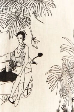 Farm Rio Off-White Moto Love Pants -Colorful Wear Store 314490 04