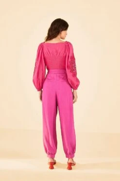 Farm Rio Pink Pants -Colorful Wear Store 314504 03