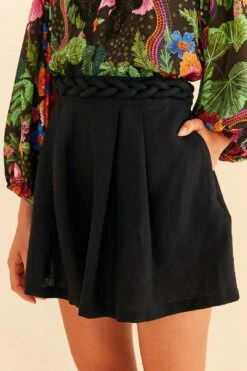 Farm Rio Black Shorts -Colorful Wear Store 314513 03