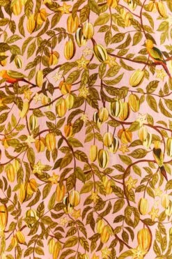 Farm Rio Light Pink Star Fruit Flower Mini Dress -Colorful Wear Store 315955 04