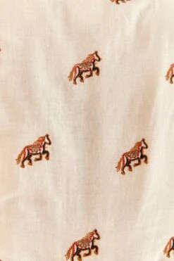 Farm Rio Off-White Embroidered Horses Midi Dress 10 Farm Rio Off-White Embroidered Horses Midi Dress -Colorful Wear Store 315962 05