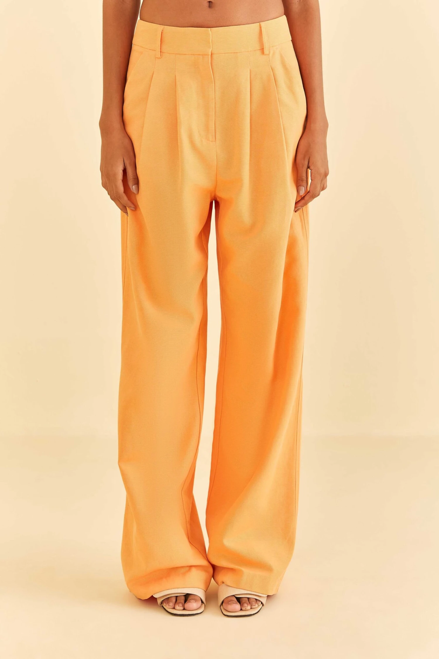 Farm Rio Peach Low Waisted Pants 2 Farm Rio Peach Low Waisted Pants - Image 2