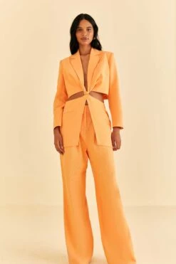 Farm Rio Peach Low Waisted Pants 7 Farm Rio Peach Low Waisted Pants -Colorful Wear Store 316423 03