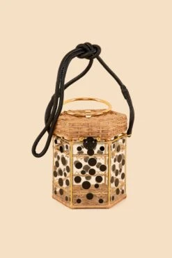 Farm Rio Black Waiwai Bag -Colorful Wear Store 317980 05