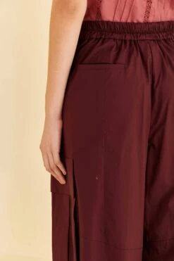 Farm Rio Blush Organic Cotton Cargo Pants -Colorful Wear Store 318141 05