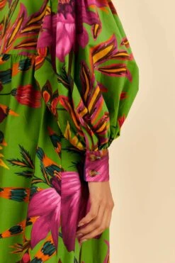 Farm Rio Maxi Flowers Organic Cotton Maxi Dress 7 Farm Rio Maxi Flowers Organic Cotton Maxi Dress -Colorful Wear Store 318179 03