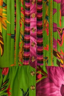 Farm Rio Maxi Flowers Organic Cotton Maxi Dress 9 Farm Rio Maxi Flowers Organic Cotton Maxi Dress -Colorful Wear Store 318179 05