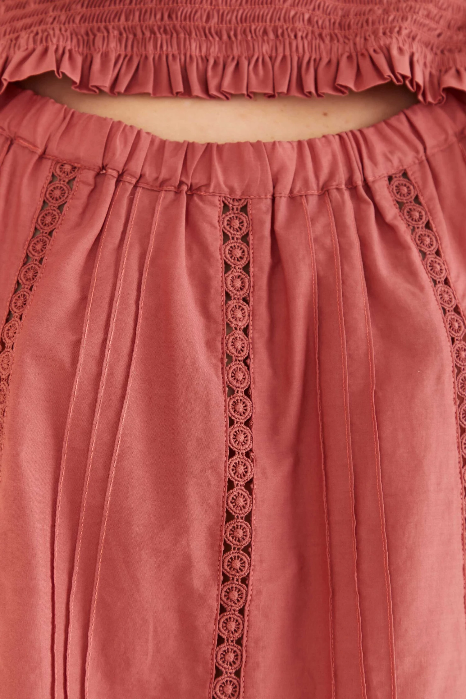 Farm Rio Blush Ruffles Blouse 6 Farm Rio Blush Ruffles Blouse - Image 6