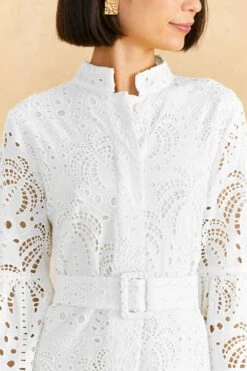 Farm Rio Off-White Palm Tree Mini Dress 7 Farm Rio Off-White Palm Tree Mini Dress -Colorful Wear Store 318564 03