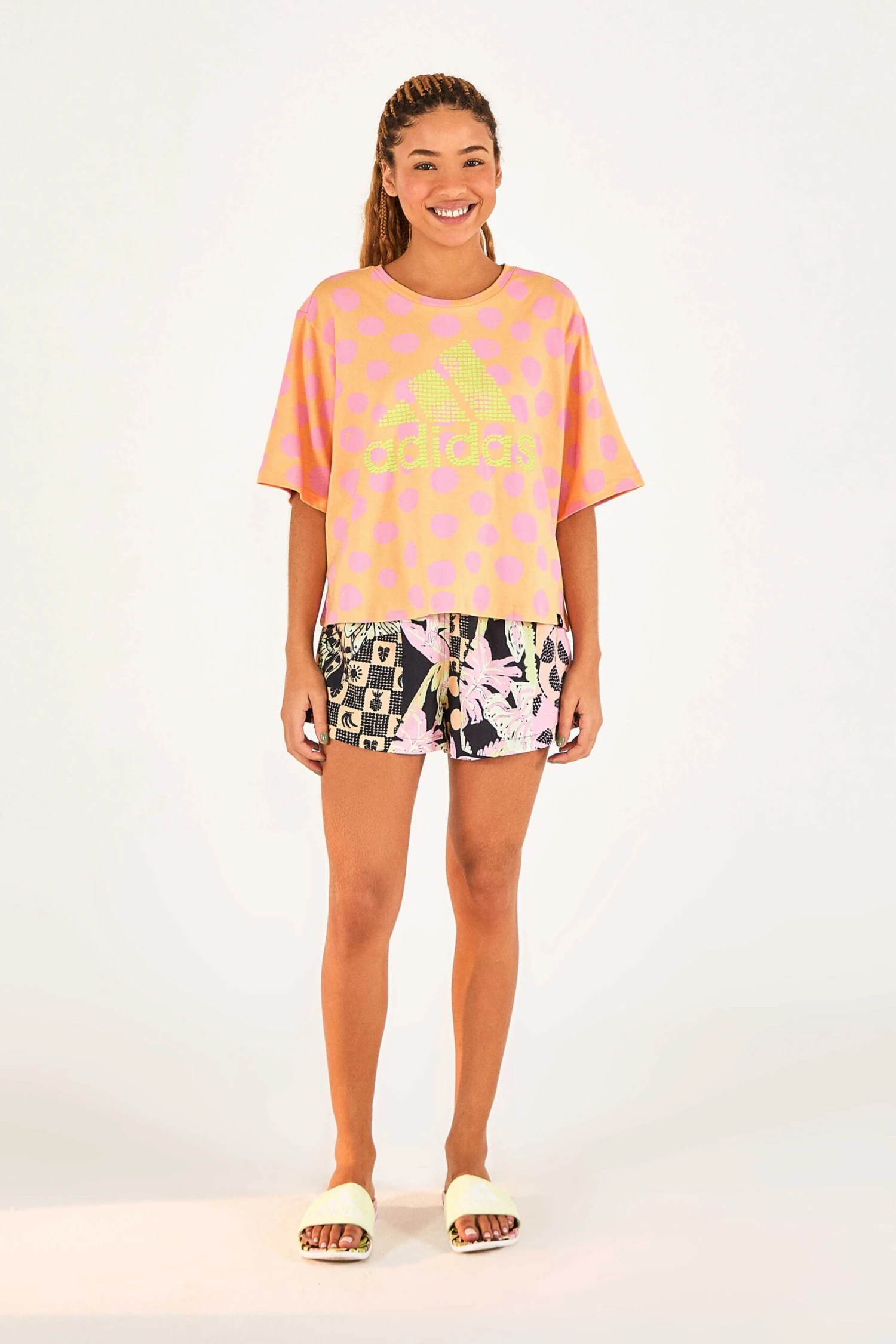 ADIDAS FARM TOTALLY NEW RIO T-SHIRT LIGHT PINK 4 ADIDAS FARM TOTALLY NEW RIO T-SHIRT LIGHT PINK - Image 4