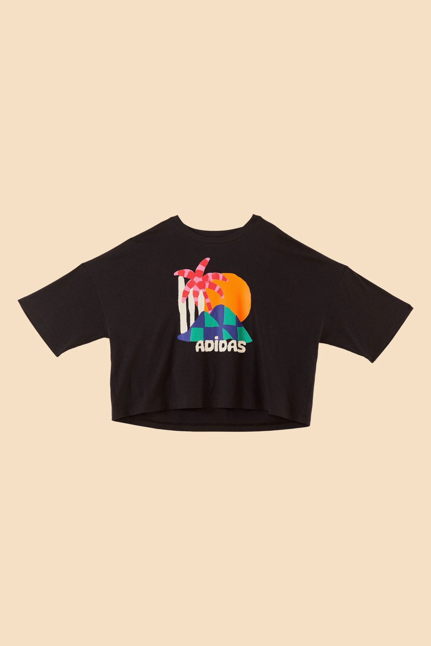 Farm Rio Adidas Farm Gfx Tee Black 6 Farm Rio Adidas Farm Gfx Tee Black - Image 6