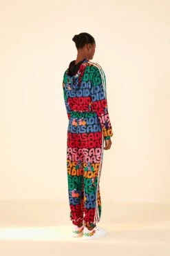 Farm Rio Adidas Farm Trackpants Black -Colorful Wear Store HS1181 03