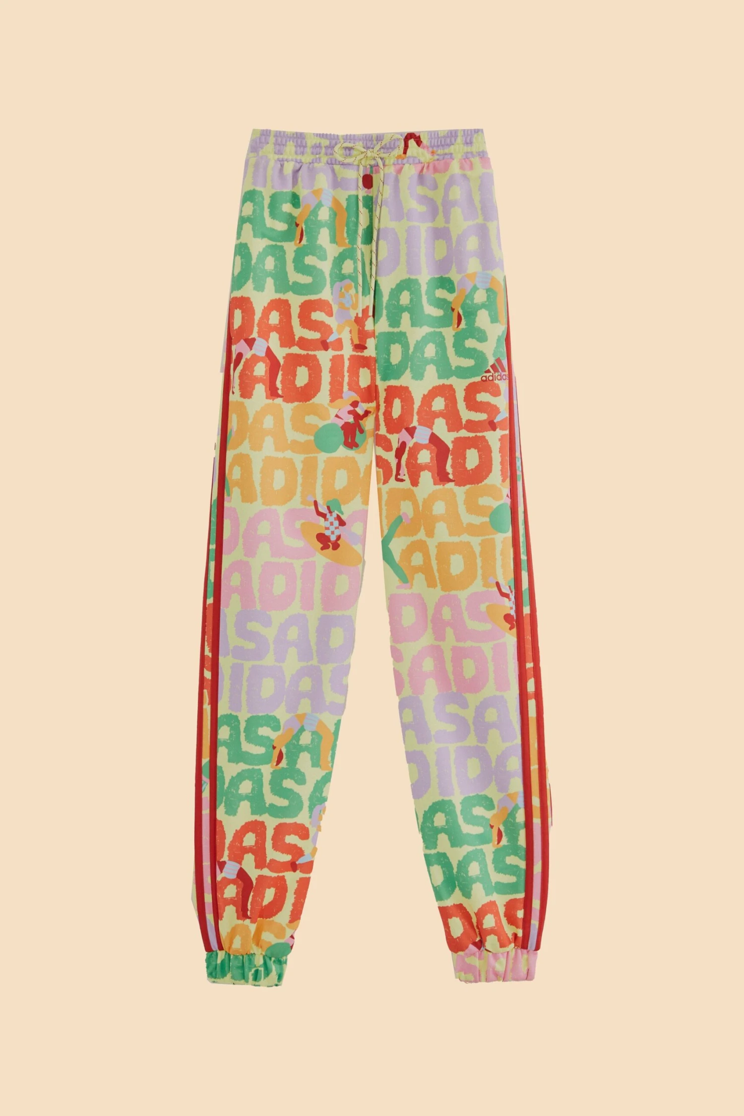 Farm Rio Adidas Farm Trackpants Pearl Citrine 6 Farm Rio Adidas Farm Trackpants Pearl Citrine - Image 6