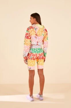 Farm Rio Adidas Farm Bike Short Pearl Citrine -Colorful Wear Store HS1186 02