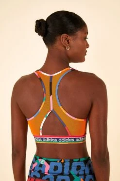 Farm Rio Farm Medium-Support Bra Bold Green / Better Scarlet -Colorful Wear Store HS1187 03