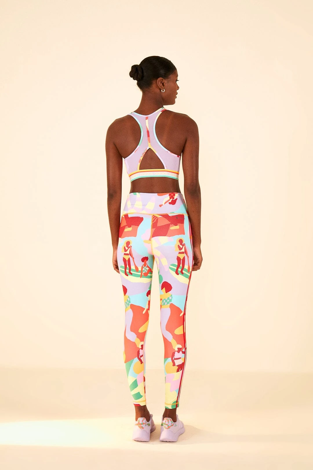 Farm Rio Adidas Farm Medium-Support Bra Gold 4 Farm Rio Adidas Farm Medium-Support Bra Gold - Image 4