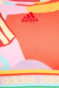 Farm Rio Adidas Farm Medium-Support Bra Gold 10 Farm Rio Adidas Farm Medium-Support Bra Gold -Colorful Wear Store HS1188 05